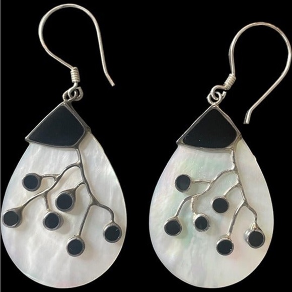 Sterling silver 925 shell dangles - Picture 3 of 6